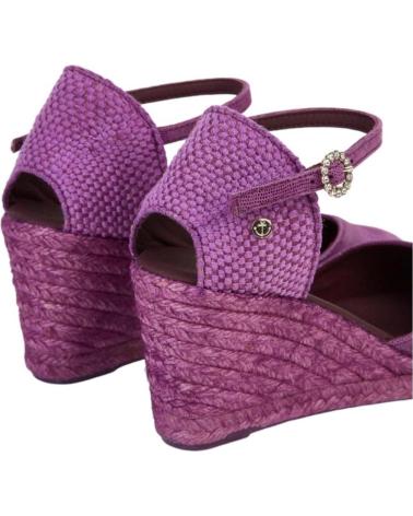 Sandalias de Mujer LA VALETA ALPARGATAS MORADAS MORADO