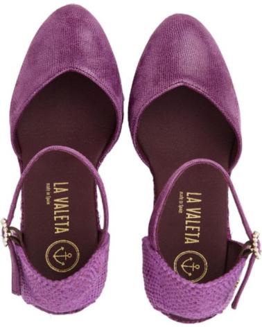 Sandalias de Mujer LA VALETA ALPARGATAS MORADAS MORADO