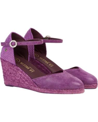 Sandalias de Mujer LA VALETA ALPARGATAS MORADAS MORADO