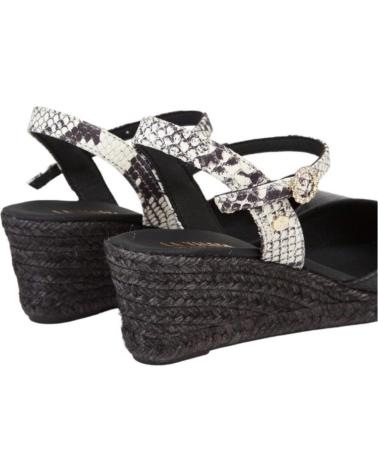 Sandalias de Mujer LA VALETA ALPARGATAS NEGRAS NEGRO