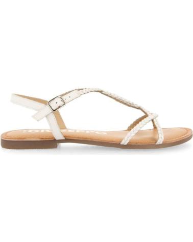 GIOSEPPO SANDALIA PLANA NIOAQUE 69112 BLANCO