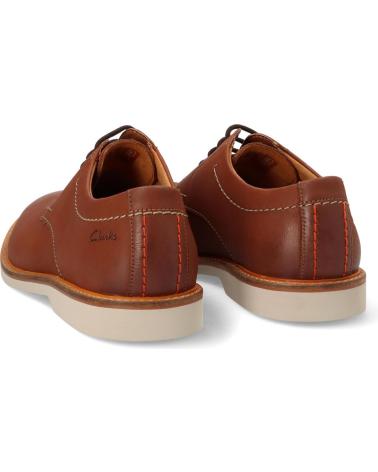 Zapatos de Hombre CLARKS ATTICUS LTLACE 26172070 MARRN MARRóN