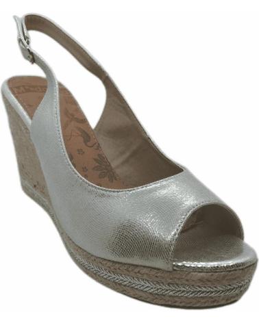 Sandalias de Mujer MANDARINA CUNA ESPARTENA MUJER SHOES 1926DF PLATA