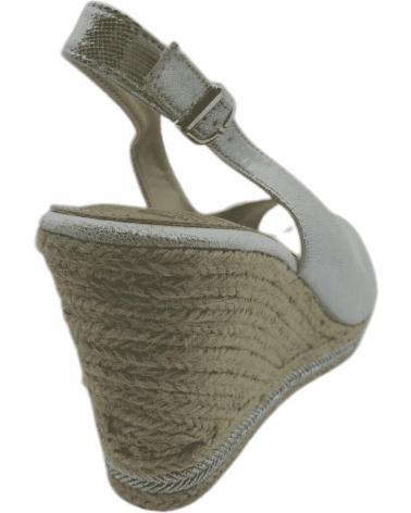 Sandalias de Mujer MANDARINA CUNA ESPARTENA MUJER SHOES 1926DF PLATA