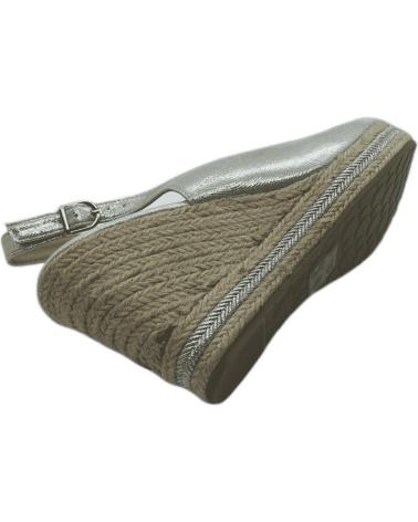 Sandalias de Mujer MANDARINA CUNA ESPARTENA MUJER SHOES 1926DF PLATA