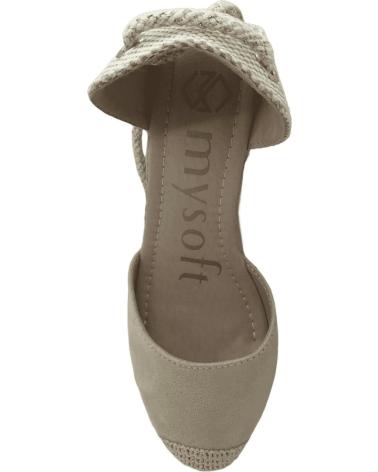 Sandali per Donna MYSOFT SANDALIA ESPARTENA MUJER 22M125 BEIG
