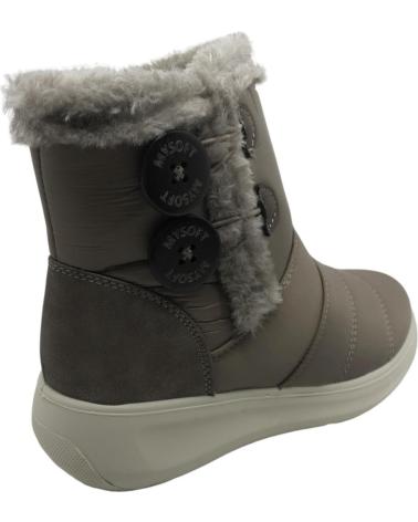 Botines-De-Mujer-MYSOFT-BOTIN-PELO-MUJER-23M565-TAUPE