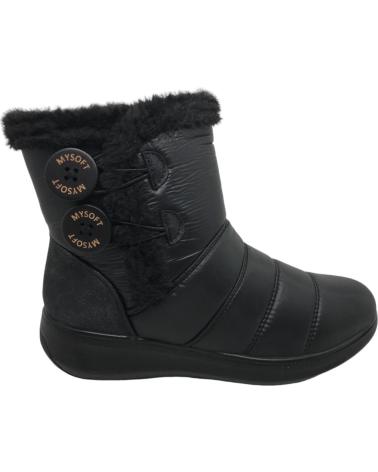 Botines de Mujer MYSOFT BOTIN MUJER PLANO 23M565 NEGRO