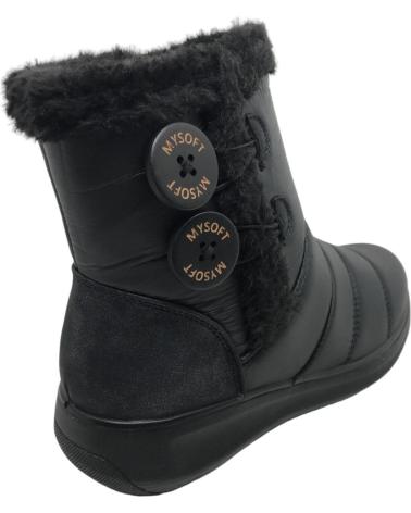 Botines de Mujer MYSOFT BOTIN MUJER PLANO 23M565 NEGRO