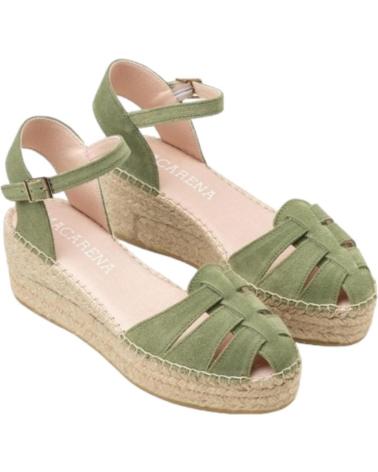 Sandalen-De-Mujer-MACARENA-SANDALIAS-EN-COLOR-PARA-VERDE