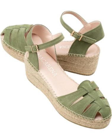 Sandalen-De-Mujer-MACARENA-SANDALIAS-EN-COLOR-PARA-VERDE