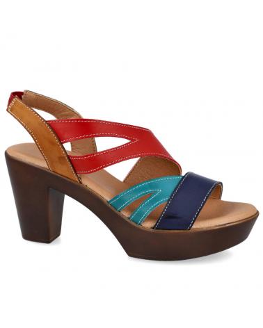 Woman Sandals BUBBLE BOBBLE K00583-8 SANDALIAS TACON MUJER ROJO