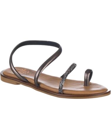 Sandalias de Mujer PORRONET SANDALIAS PLANAS 3011 MUJER PLOMO PLATEADO