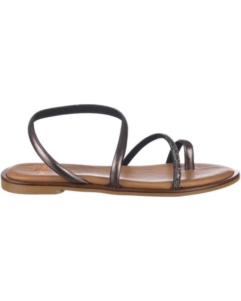 Sandalias de Mujer PORRONET SANDALIAS PLANAS 3011 MUJER PLOMO PLATEADO