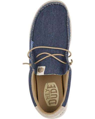 Nauticos-De-Hombre-HEY-DUDE-HOMBRE-MOCASINES-WALLY-COASTLINE-JUTE-MARINO-VARIOS-COLORES