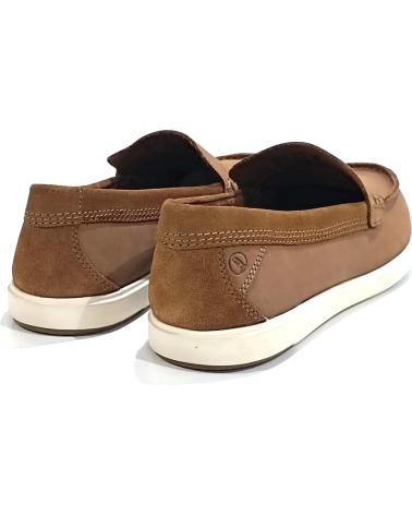 Scarpe-De-Hombre-CLARKS-ZAPATO-MOCASIN-DE-PIEL-CON-SUELA-DE-GOMA-TAN