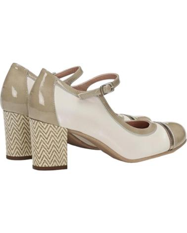 DORKING SAURA COMBINED HEELED PUMPS CREAM PEARL SAURA CREMA PERLA
