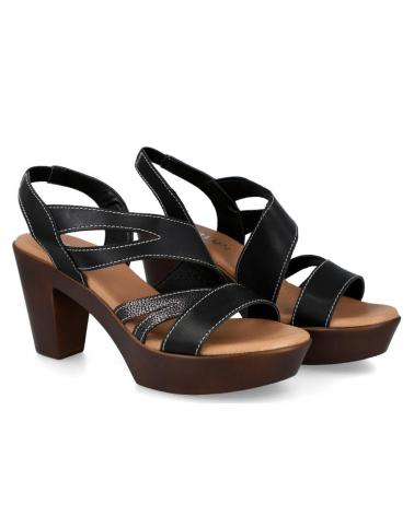 Sandalias de Mujer BUBBLE BOBBLE K00583-1 SANDALIAS TACON MUJER NEGRO