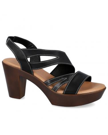 Woman Sandals BUBBLE BOBBLE K00583-1 SANDALIAS TACON MUJER NEGRO