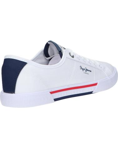 Deportivas de Hombre pepe jeans PMS30816 BRADY MEN BASIC 800WHITE
