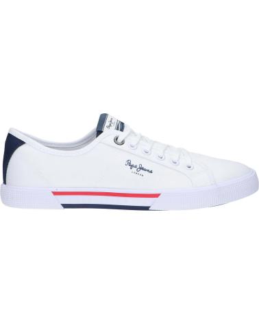 Deportivas de Hombre pepe jeans PMS30816 BRADY MEN BASIC 800WHITE
