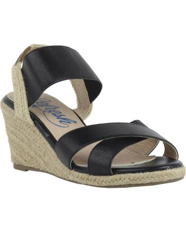 Zapatos de cuña für Damen REFRESH 61778 ELAST NEGRO ELAST  NEGRO