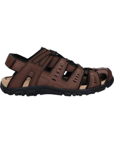 Sandálias-De-Hombre-GEOX-U4524C-000ME-U-STRADA-C6006-DK-BROWN