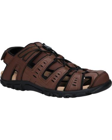 Sandálias-De-Hombre-GEOX-U4524C-000ME-U-STRADA-C6006-DK-BROWN