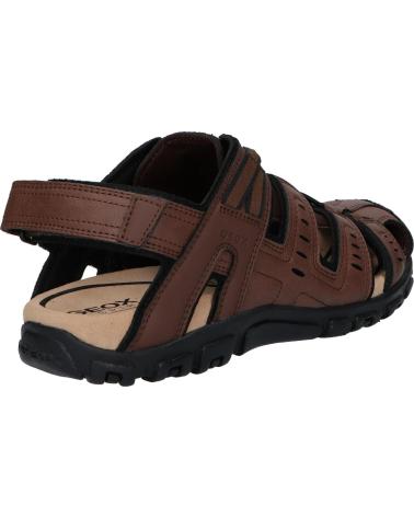 Sandálias-De-Hombre-GEOX-U4524C-000ME-U-STRADA-C6006-DK-BROWN