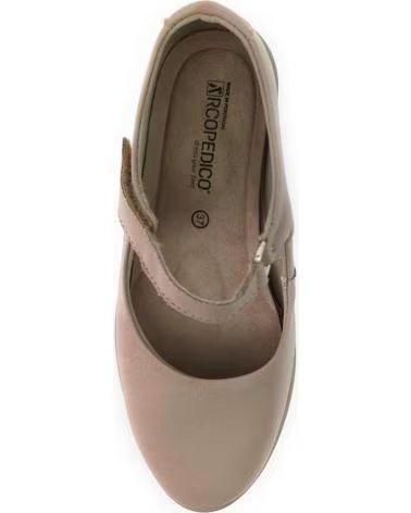 Woman Flat shoes ARCOPEDICO THY LICRA TAUPE