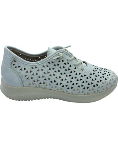 Zapatos de Mujer  ZAPATO PIEL PICADO BLANCO