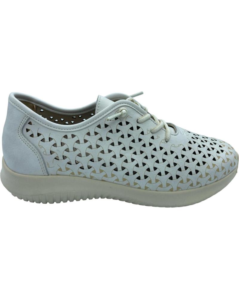 Scarpe per Donna  ZAPATO PIEL PICADO BLANCO