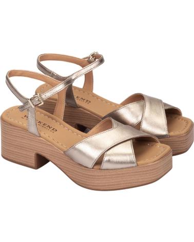 Woman Sandals PEDRO MIRALLES SANDALIA METAL HUMO GOLD
