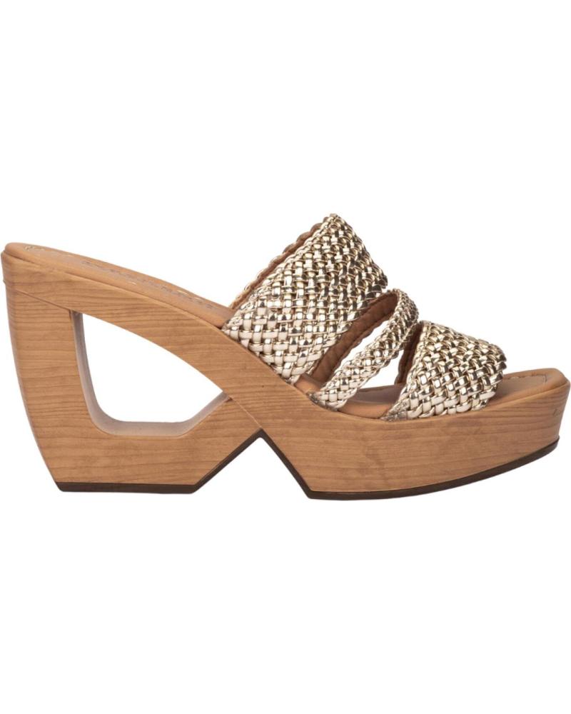 Sandalen für Damen PEDRO MIRALLES TRENZA PLATINO GOLD