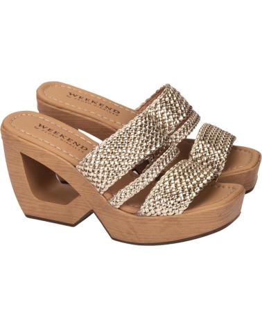 Sandalen für Damen PEDRO MIRALLES TRENZA PLATINO GOLD