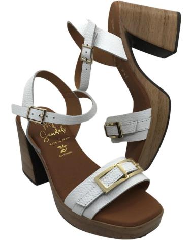 Sandali per Donna OH MY SANDALS SANDALIA PLATAFORMA MUJER JOANA 5397 BLANCO