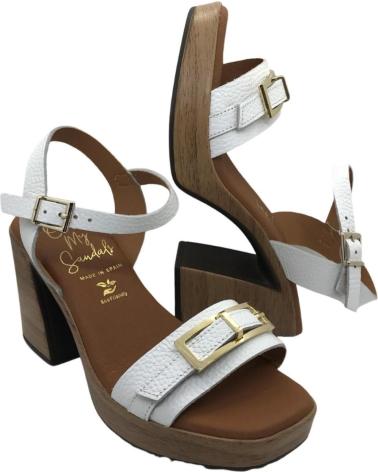 Sandali per Donna OH MY SANDALS SANDALIA PLATAFORMA MUJER JOANA 5397 BLANCO