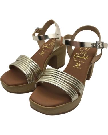 Sandali per Donna OH MY SANDALS SANDALIA PLATAFORMA MUJER 5392 CHAMPAN