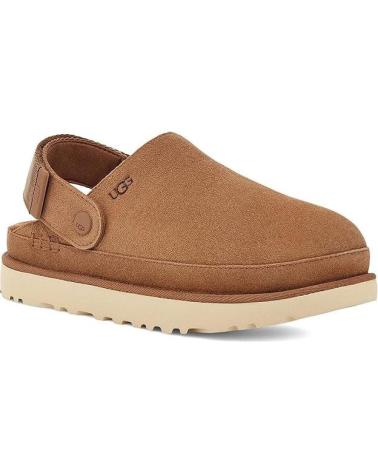 UGG LEATHER CLOGS BROWN MODEL 1138252 MARRóN
