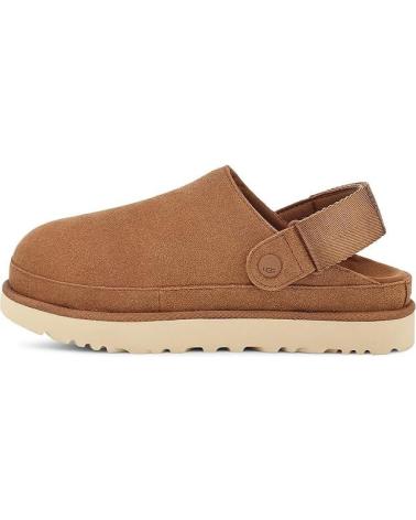 UGG LEATHER CLOGS BROWN MODEL 1138252 MARRóN