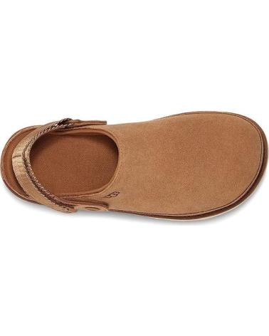 UGG LEATHER CLOGS BROWN MODEL 1138252 MARRóN