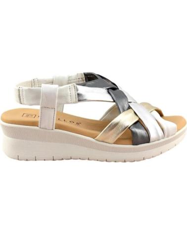 Sandalias de Mujer PITILLOS SANDALIAS PLANAS 5542 MUJER BLANCO