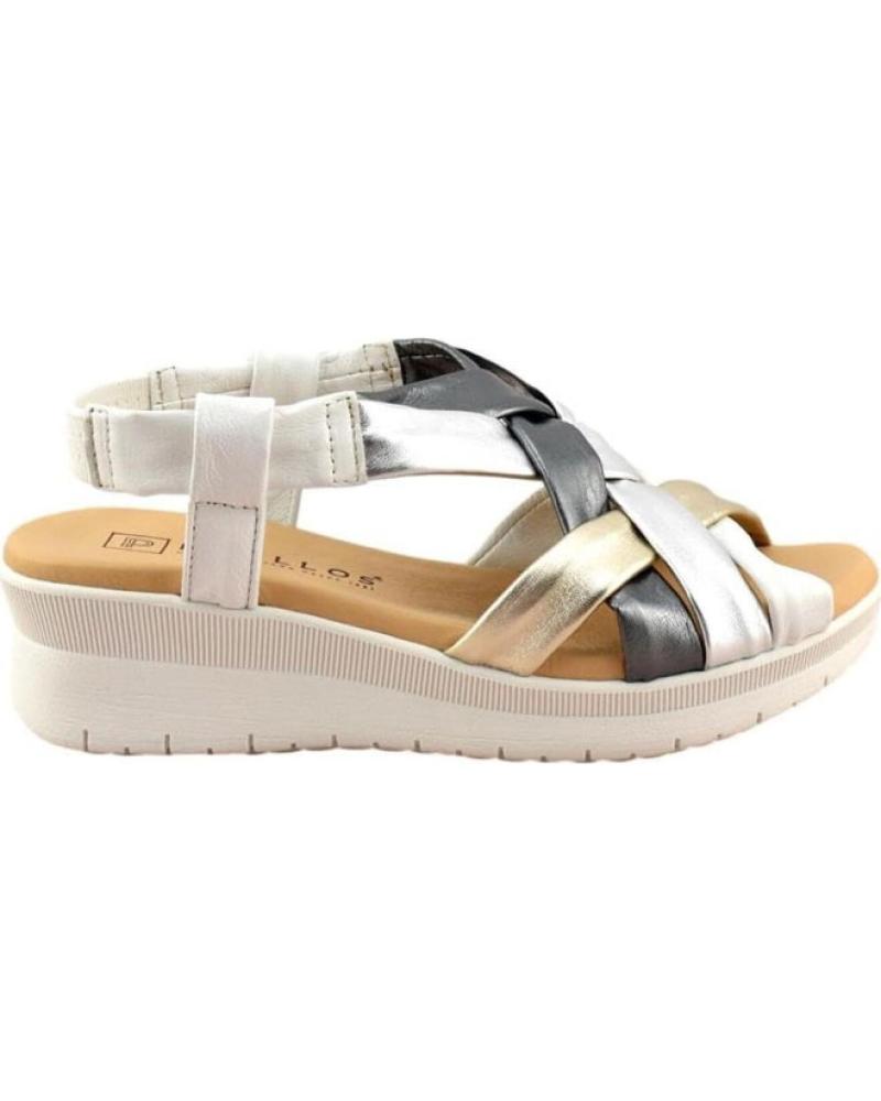 Sandalias de Mujer PITILLOS SANDALIAS PLANAS 5542 MUJER BLANCO