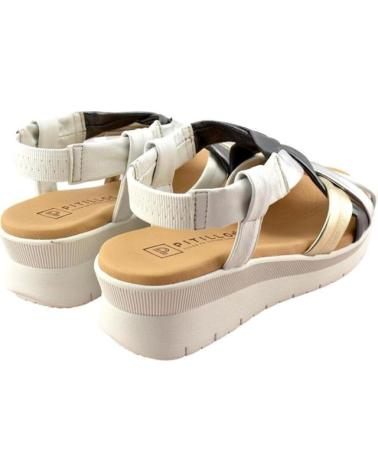 Sandalias de Mujer PITILLOS SANDALIAS PLANAS 5542 MUJER BLANCO