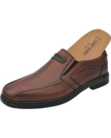 Zapatos de Hombre WESTLAND JOSEF-SEIBEL - MOCASIN DE PIEL NAPPA CIERRE ELASTICOS PLA COGNAC KOMBI
