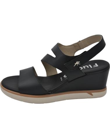 FLUCHOS SANDALIAS DE MUJER SMASH F1973 NEGRO