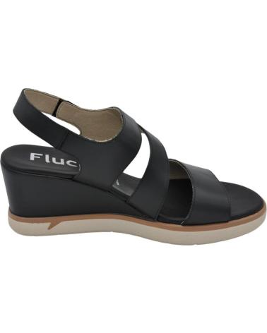 FLUCHOS SANDALIAS DE MUJER SMASH F1973 NEGRO