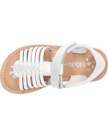 Sandali per Bambina KICKERS 960691-10 DIVSLIM 33 BLANC IRISE
