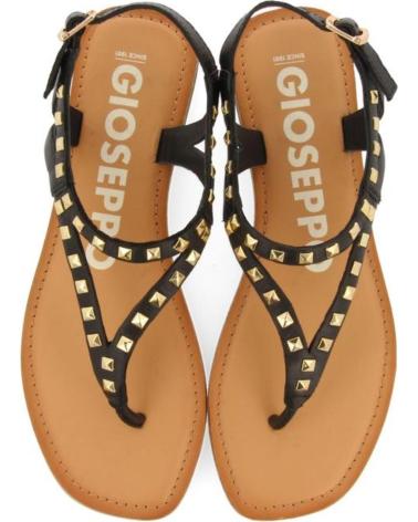 Zapatos de Mujer GIOSEPPO SANDALIAS PLANSA TRILBY 71770 NEGRO
