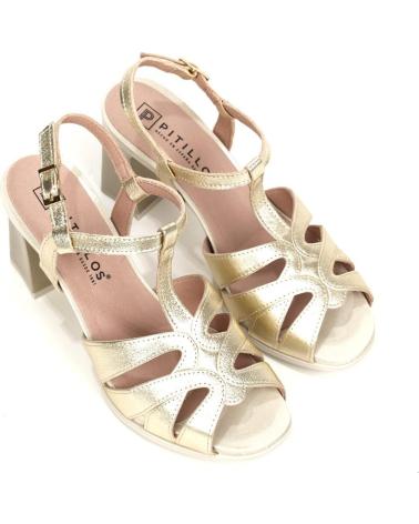 Sandálias de Mulher PITILLOS SANDALIAS DE TACON 5702 MUJER ORO DORADO